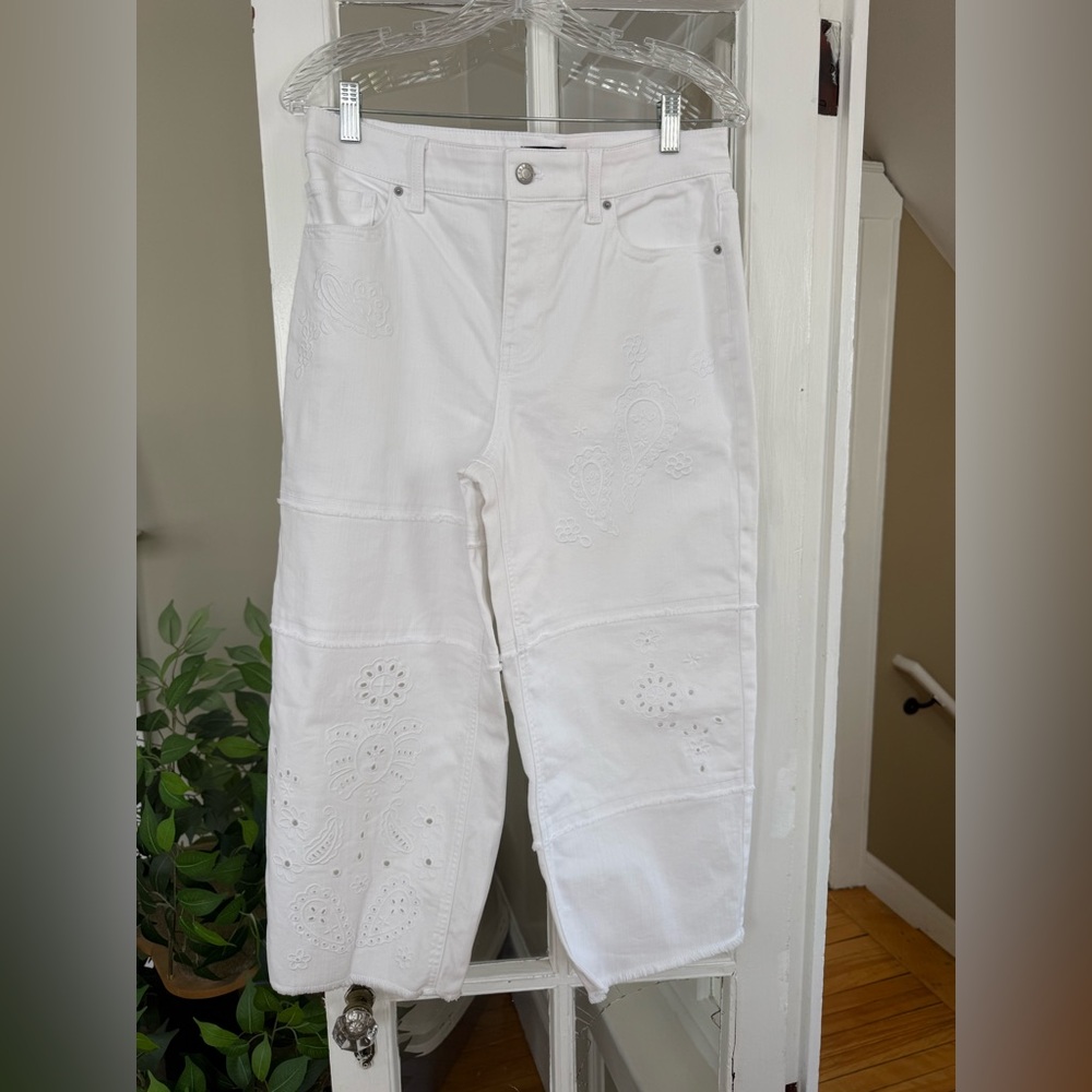 Women’s Talbots Wide Leg Crop Jean